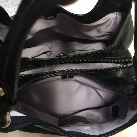 COACH Maggie XL Hobo Bag - Black Leather - Picture 2 of 6